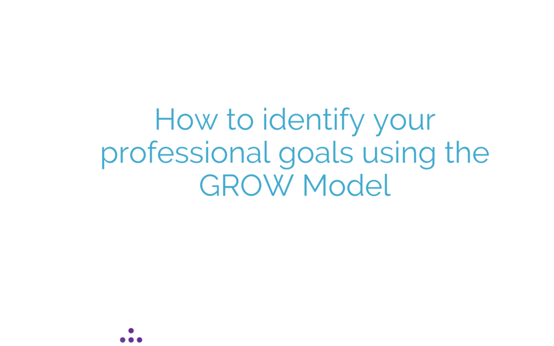 How to identify your professional goals using the GROW Model